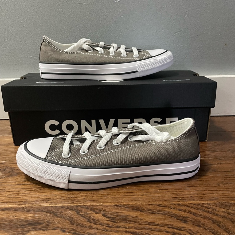 Converse Charcoal Low-Top Sneakers